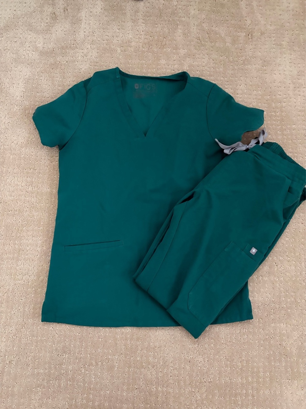 FIGS dark teal Set XS